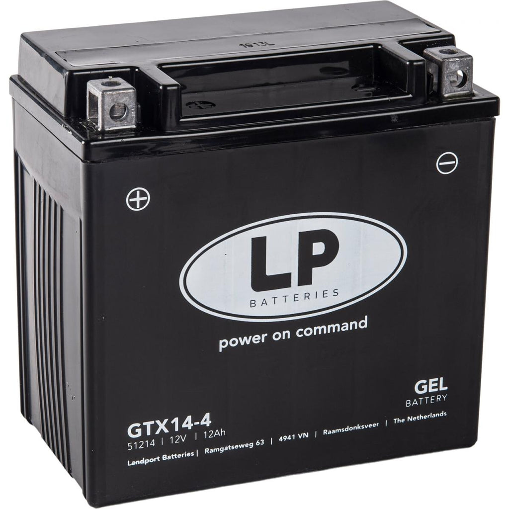 BATTERY LTX14-4 (GTX14-BS) 12V GEL, LANDPORT 51214, MG LTX14-4, MG GTX14-BS, (SAME AS YTX14-BS)