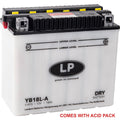 BATTERY YB18L-A 12V 18Ah., LANDPORT WITH ACID PACK, ROAD, MC MA YB18L-A, MD LB18L-A