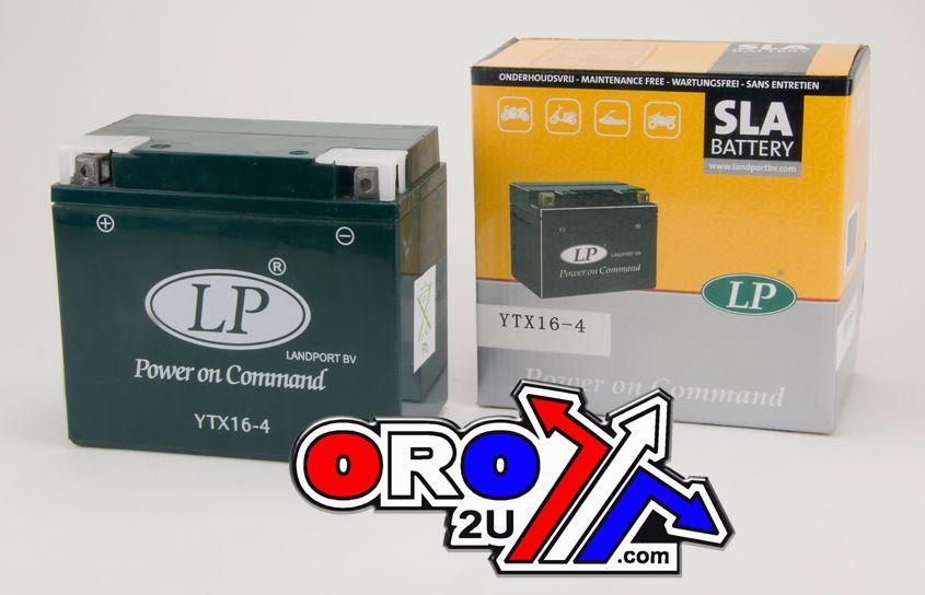BATTERY LTX16-4 SEALED, LANDPORT12V 19Ah.