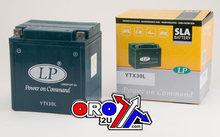 BATTERY LTX30L 12V SEALED, LANDPORT HARLEY-DAVIDSON, MB YTX30L, MS LTX30L