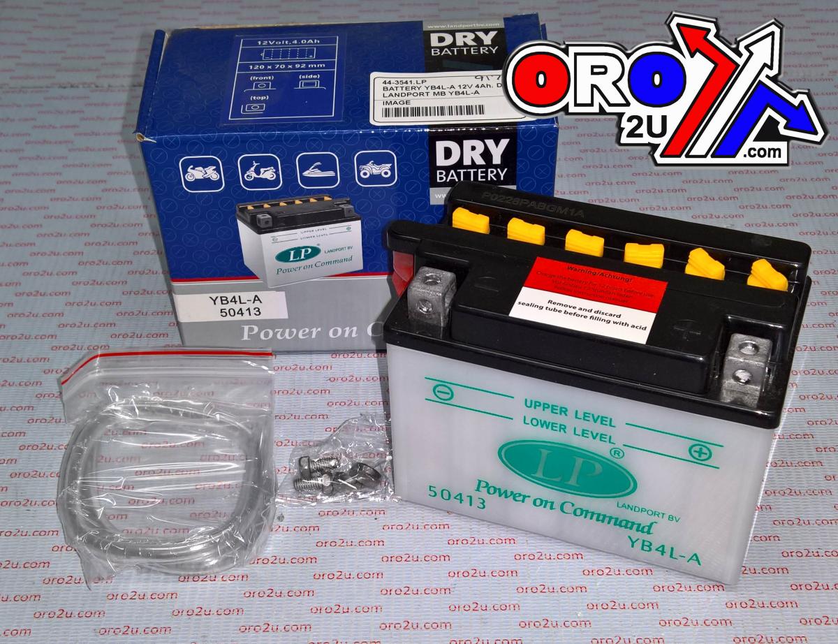 BATTERY LB4L-A 12V 4Ah. DRY, LANDPORT MB YB4L-A, MD LB4L-A