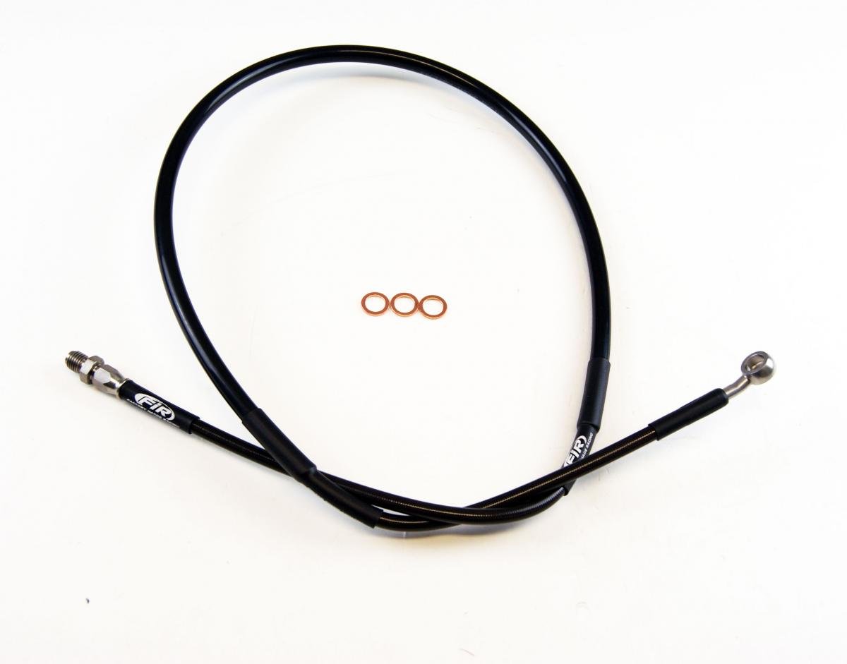 HOSE FRONT BRAKE BLACK/BLK CR125 / CR250 / CR500