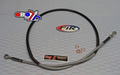 HOSE FRONT BRAKE SILVER / BLACK, YZ 80 E,N 1993-2000 YAMAHA, VENHILL Y01-1-037/P