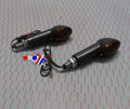 INDICATORS SMOKE 40mm SET/2 Carbon Effect Housing inc Bulb E MARKED MT-003-S-CB4
