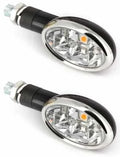 INDICATORS E8 LED CLEAR OVAL, ROAD, SIFAM, PAIR