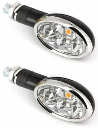 INDICATORS E8 LED CLEAR OVAL, ROAD, SIFAM, PAIR