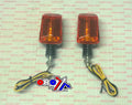 INDICATORS ORANGE LENS PAIR, RECTANGULAR CARBON LOOK CASE, 121406164