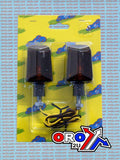 INDICATORS SMOKE LENS PAIR, RECTANGULAR CARBON LOOK CASE, 121405475