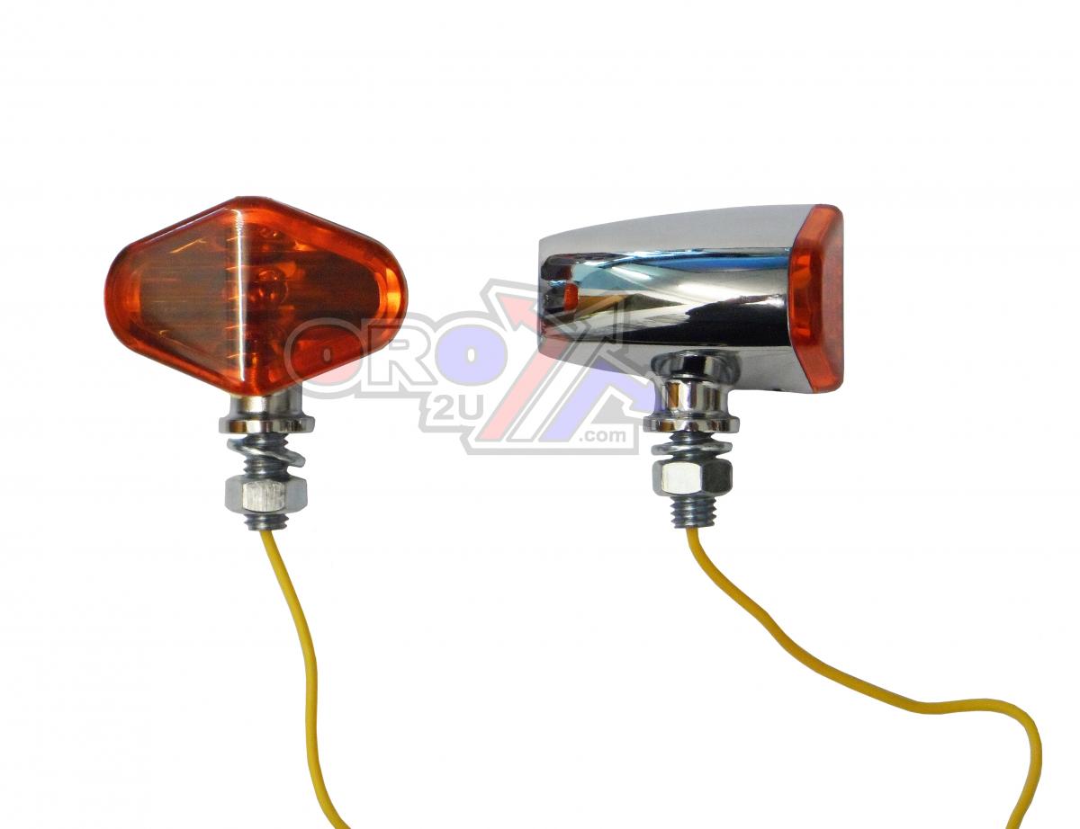 INDICATORS ORANGE LENS PAIR, DIAMOND CHROME LOOK CASE, 121407347
