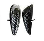 INDICATORS SMOKE LENS PAIR, JAGUAR CARBON LOOK CASE, 121407389