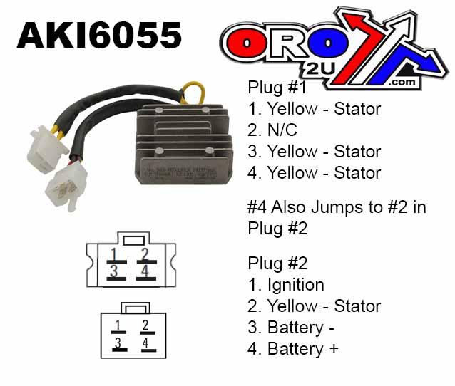 REGULATOR RECTIFIER 79-88 KAWASAKI KZ ZN A1 A2 A3 B2 TOURING VOYAGER SE 1300 12V 21066-1007