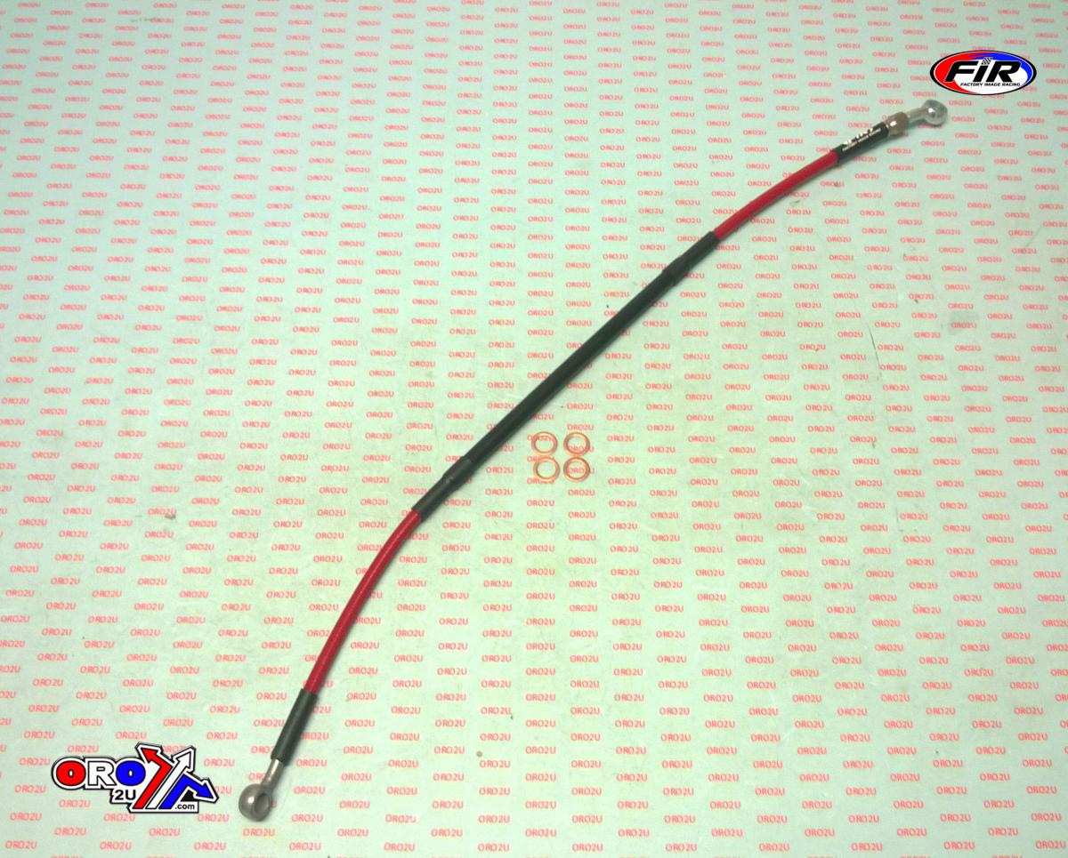 HOSE REAR BRAKE RED / BLK HONDA CR85 'BIG WHEEL 05-07