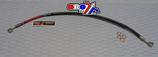 HOSE REAR BRAKE RED / BLK HONDA 00-02 CR80 SMALL WHEEL