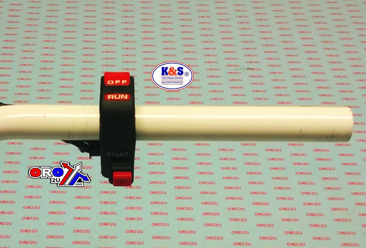 SWITCH STARTER / STOP KILL LH, HONDA 35013-MY6-670, K&S 12-0202