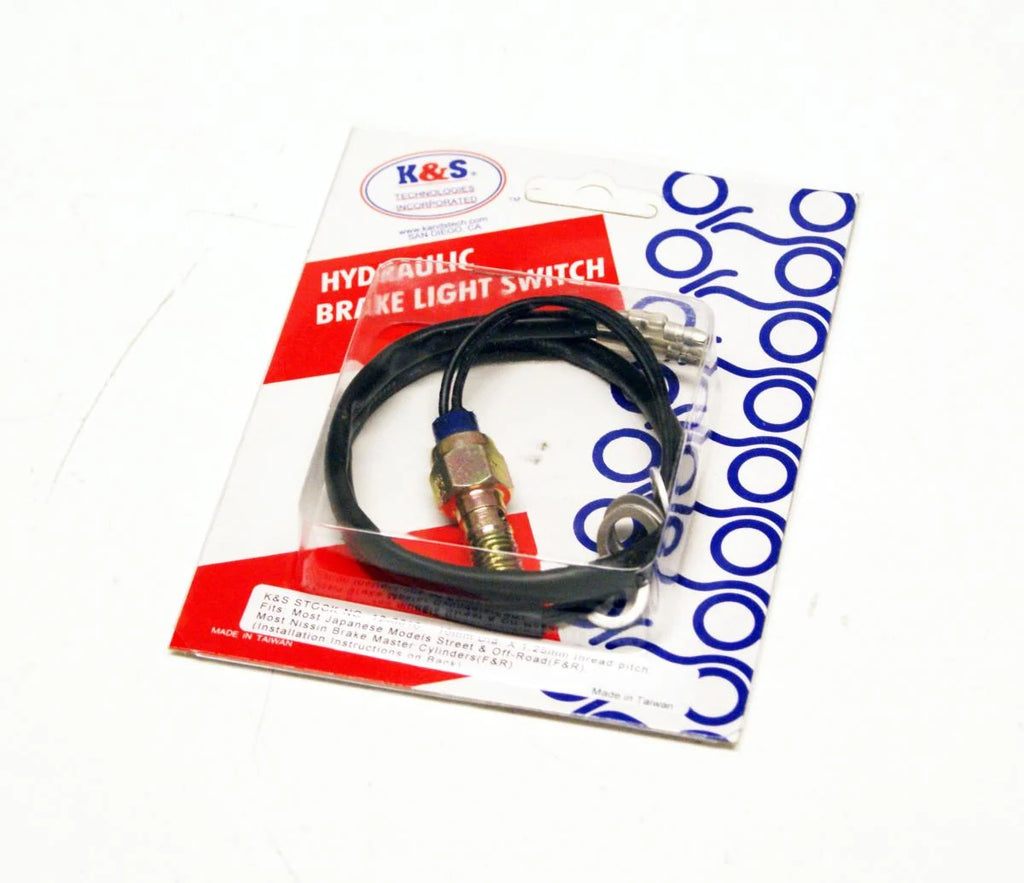 SWITCH BRAKE HYD. M10x1.25mm, K&S 12-0010, KS12-0010, L15-156A