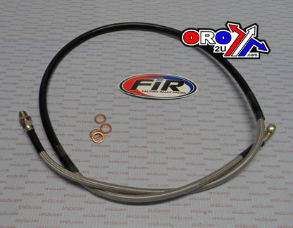 HOSE FRONT BRAKE SILVER / BLK SUZUKI RM85 2002-2004 S01-1-033/P