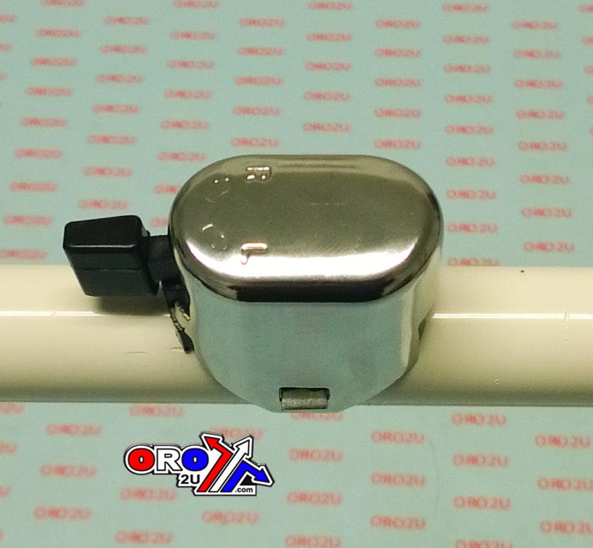 SWITCH TURN SIGNAL CHROME TOP