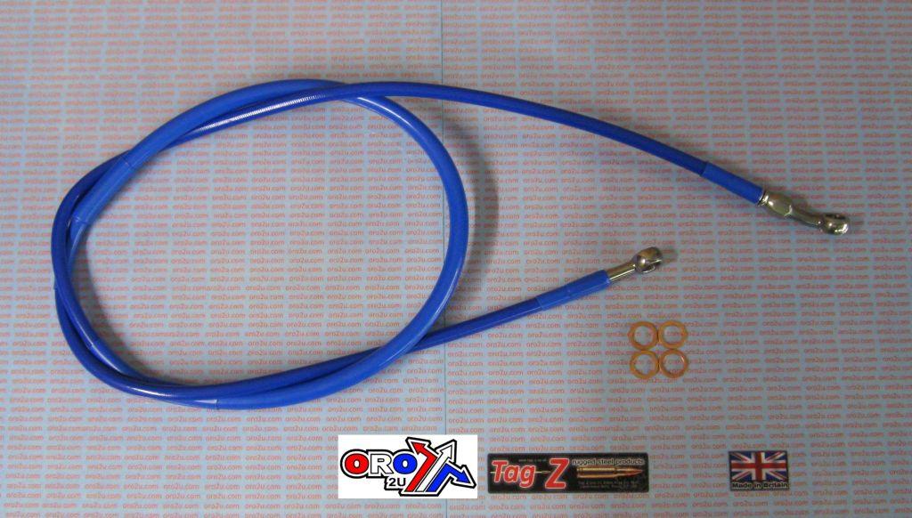 HOSE FRONT BRAKE BLUE / BLK YZ125 YZ250 YZF250 450 05-07