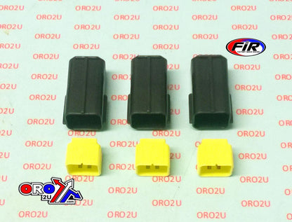 6 PIN MALE CONNECTOR FRA-117, PACK / 3