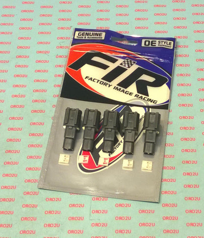 2 PIN FEMALE CONNECTOR FRM-104, PACK / 5