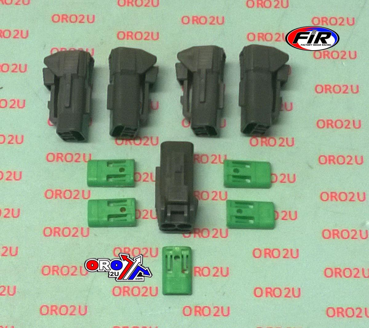 2 PIN MALE CONNECTOR FRM-105, PACK / 5