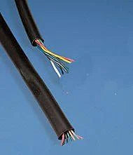 SHEATH PVC COVER 10MTR I.D6mm, FLEXIBL PVC WIRING COVER BLACK