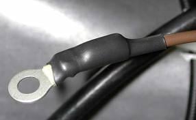 HEAT SHRINK TUBING 6mm x 1MTR, BLACK /