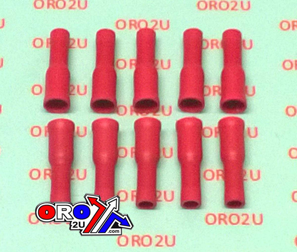 TERMINAL RED FEMALE BULLET, PACK / 10