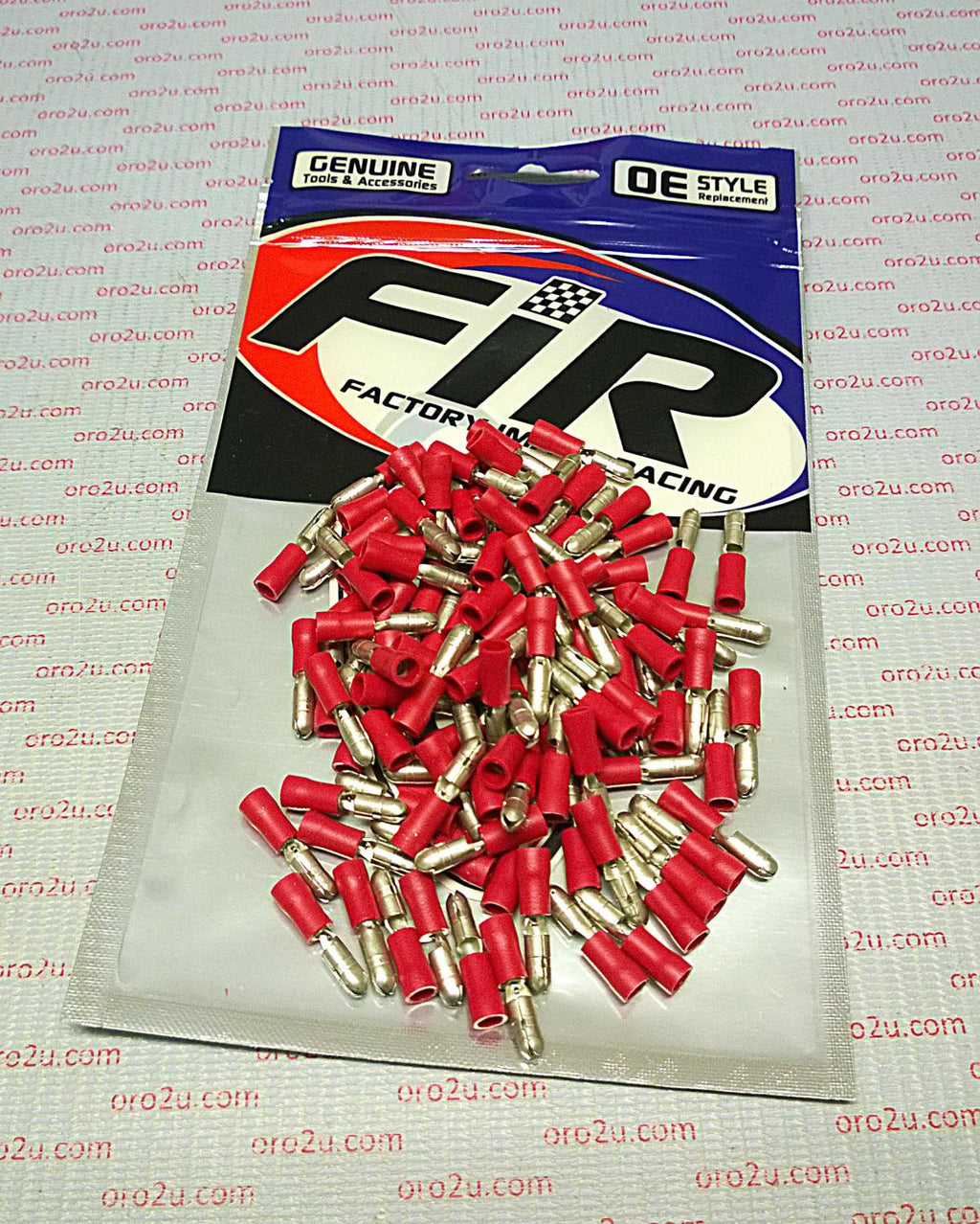 TERMINAL RED MALE BULLET M4 WT63 PACK OF 100