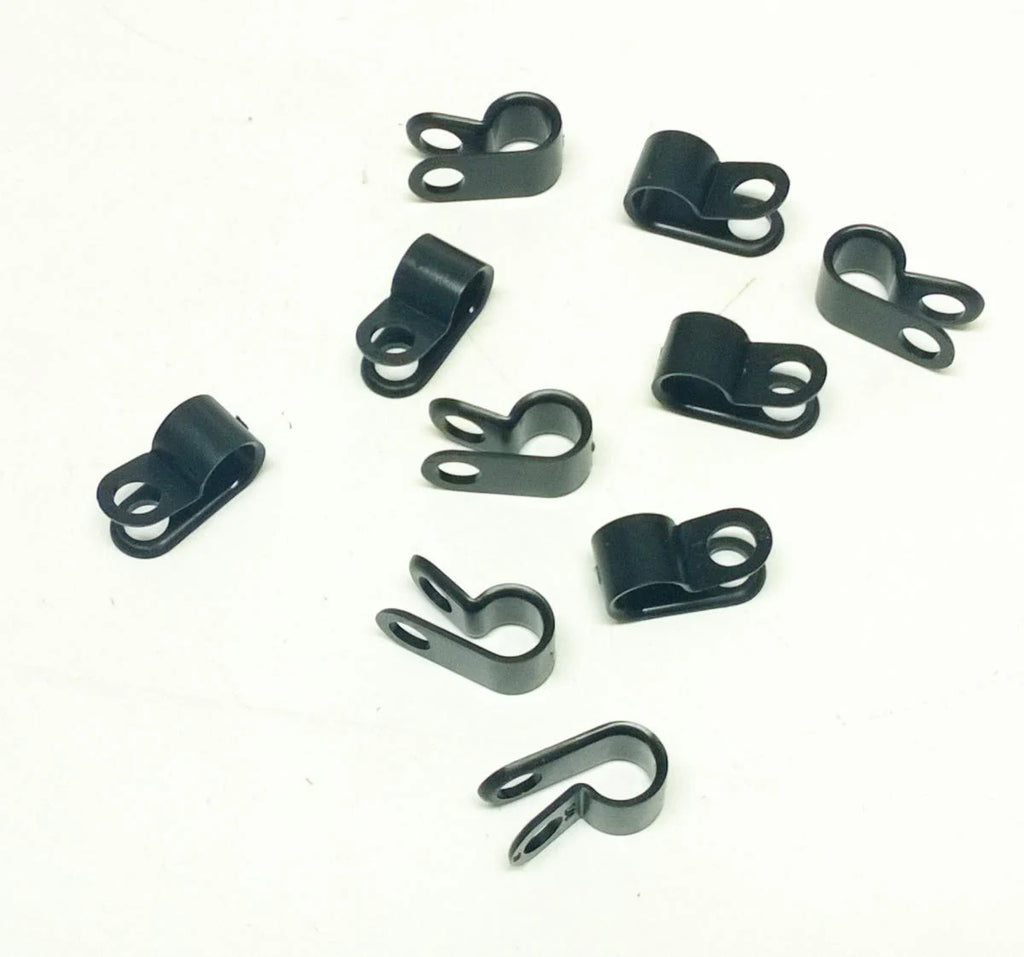 6mm NYLON P CLIP PK/10