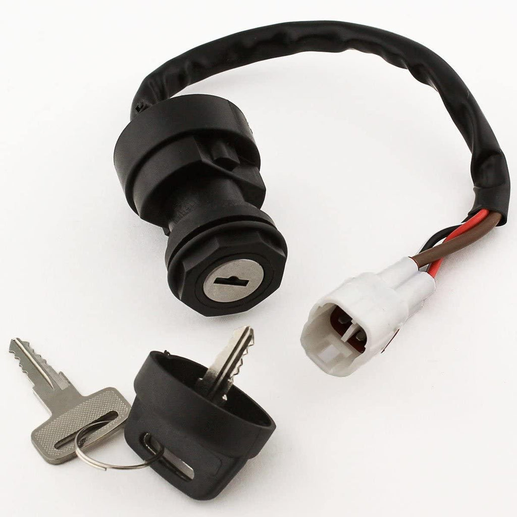 IGNITION SWITCH KEY 93-08 YAMAHA ATV 4-PIN 2 KEYS 4GB-82510-00-00