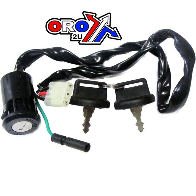 SWITCH IGNITION TRX250, HONDA 02-09 35100-HM8-000, TRX250 1997-01 TRX250EX 2001-05 TRX250TE,TM RECON 2002-20