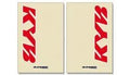 FORK DECAL SET KYB CLEAR RED, BLACKBIRD 5045K THICK DECAL, BB5045K