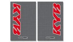 FORK DECAL KAYABA RED CARBON, BLACKBIRD 5015K STICKERS, 5015K