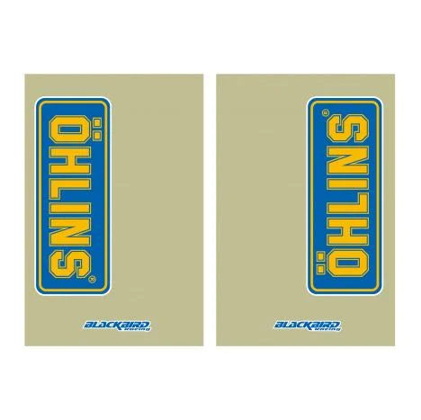FORK DECAL SET CLEAR OHLINS 5045O