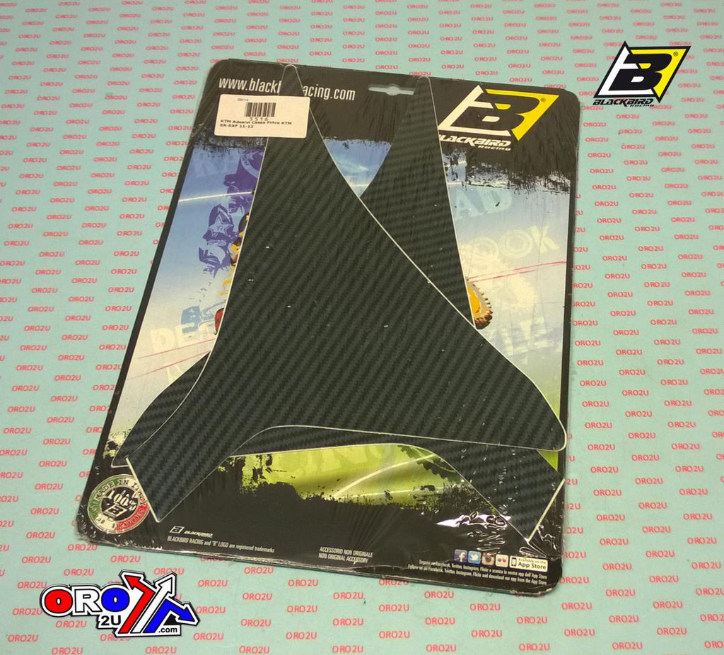 AIR BOX DECAL 11-12 SX/SXF KTM, CARBON LOOK BLACKBIRD 5516