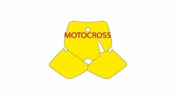 KTM SX 2000-2002 YELLOW BACKGROUNDS, BLACKBIRD 3507/40