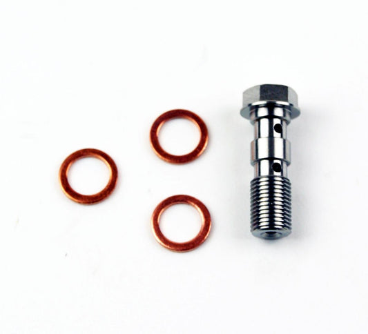 TWIN BANJO BOLT M10x1.00 SS, STAINLESS STEEL / CNC MADE, / EACH