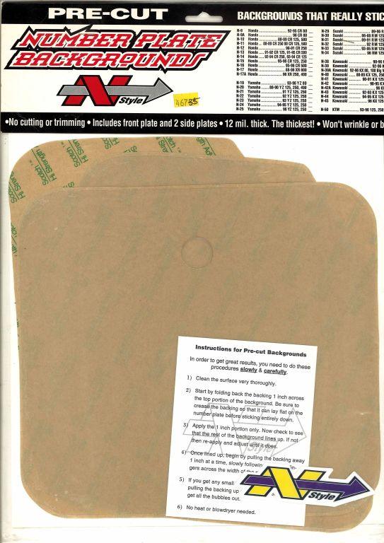 N01-151 RM 125/250 86-88, MOTO X BACKGROUNDS