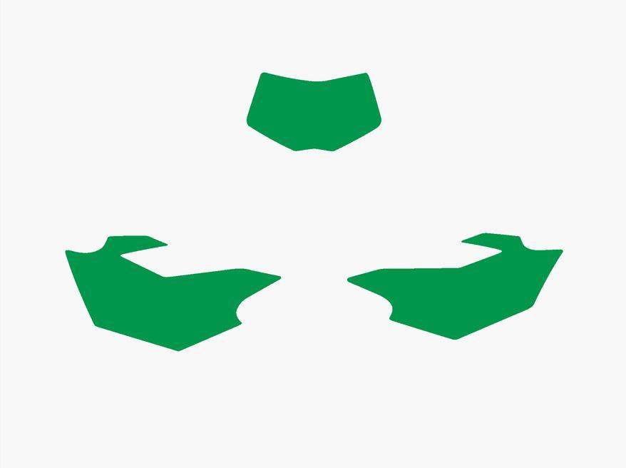 15-19 WRF250 BACKGROUNDS, GREEN BLACKBIRD 3226/30