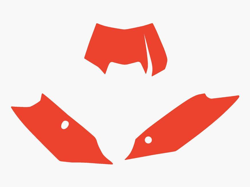 12-13 KTM EXC RED PRE CUT BACKGROUNDS, BLACKBIRD 3518/60
