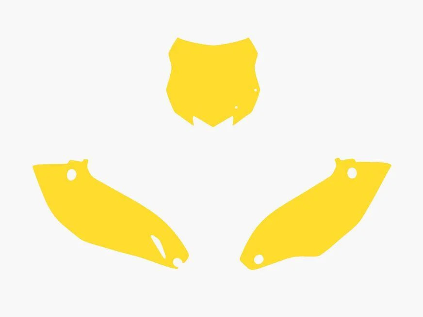 13-15 KXF250/450 BACKGROUNDS, YELLOW BLACKBIRD 3417/40