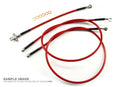 HOSE FRONT BRAKE SET/3 RED, HONDA TRX400 EX 99-09 QUAD FIR