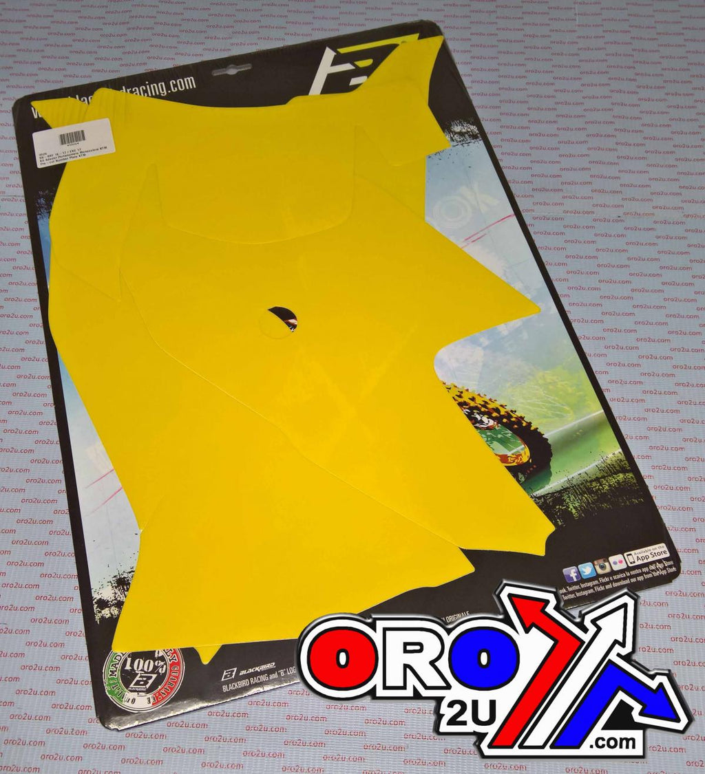 17-19 KTM EXC YELLOW PRE CUT BACKGROUNDS, BLACKBIRD 3526/40