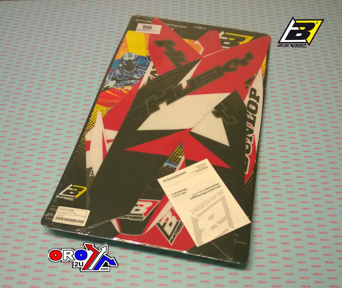 11-13 TE/TC HUSKY DREAM3 RED, BLACKBIRD FULL TEAM KIT 8610E