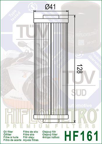OIL FILTER HIFLO HF161 BMW