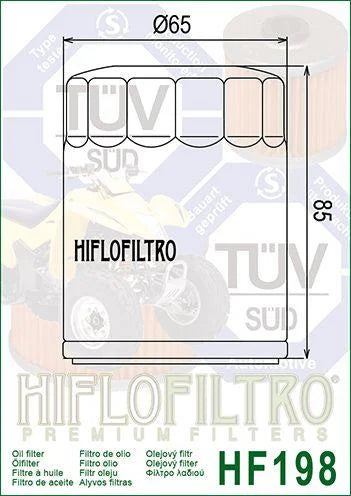 OIL FILTER HIFLO HF198