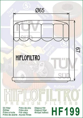 OIL FILTER HIFLO HF199