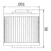 OIL FILTER 2H0-13440-90 HF145