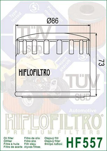 OIL FILTER HIFLO HF557 CAN